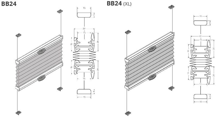 Modell BB24 og BB24 XL